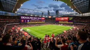 Premier League transfer deadline day 2026