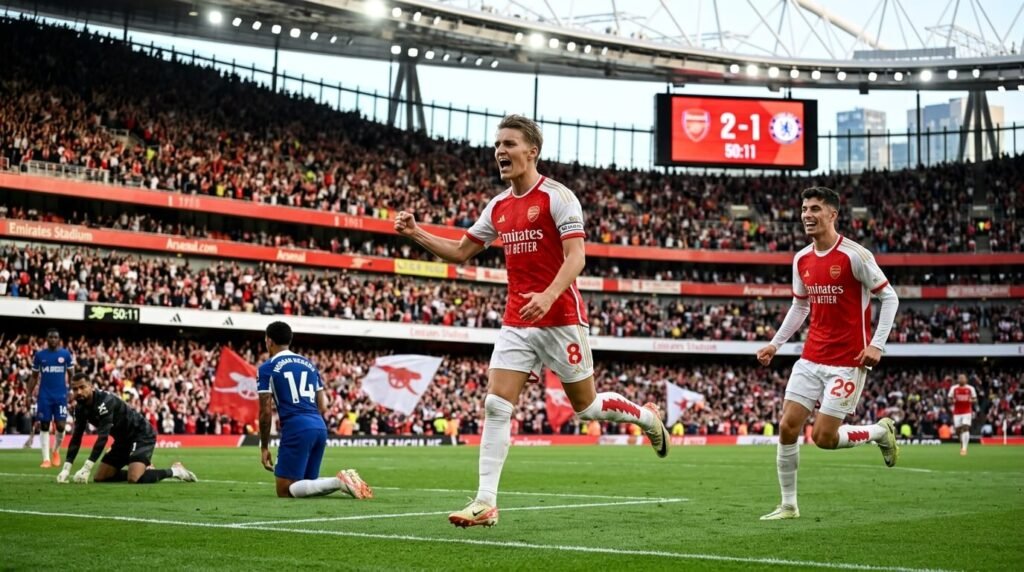 arsenal vs chelsea result