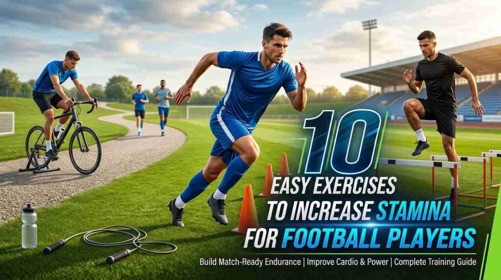 exercises to increase stamina for football players