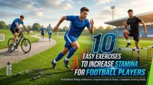 exercises to increase stamina for football players