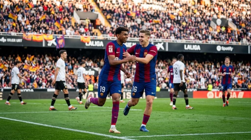 valencia vs barcelona result